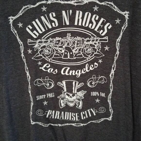 Guns and Roses by Bravado Medium Dark Grey/Blue - Picture 1 of 6